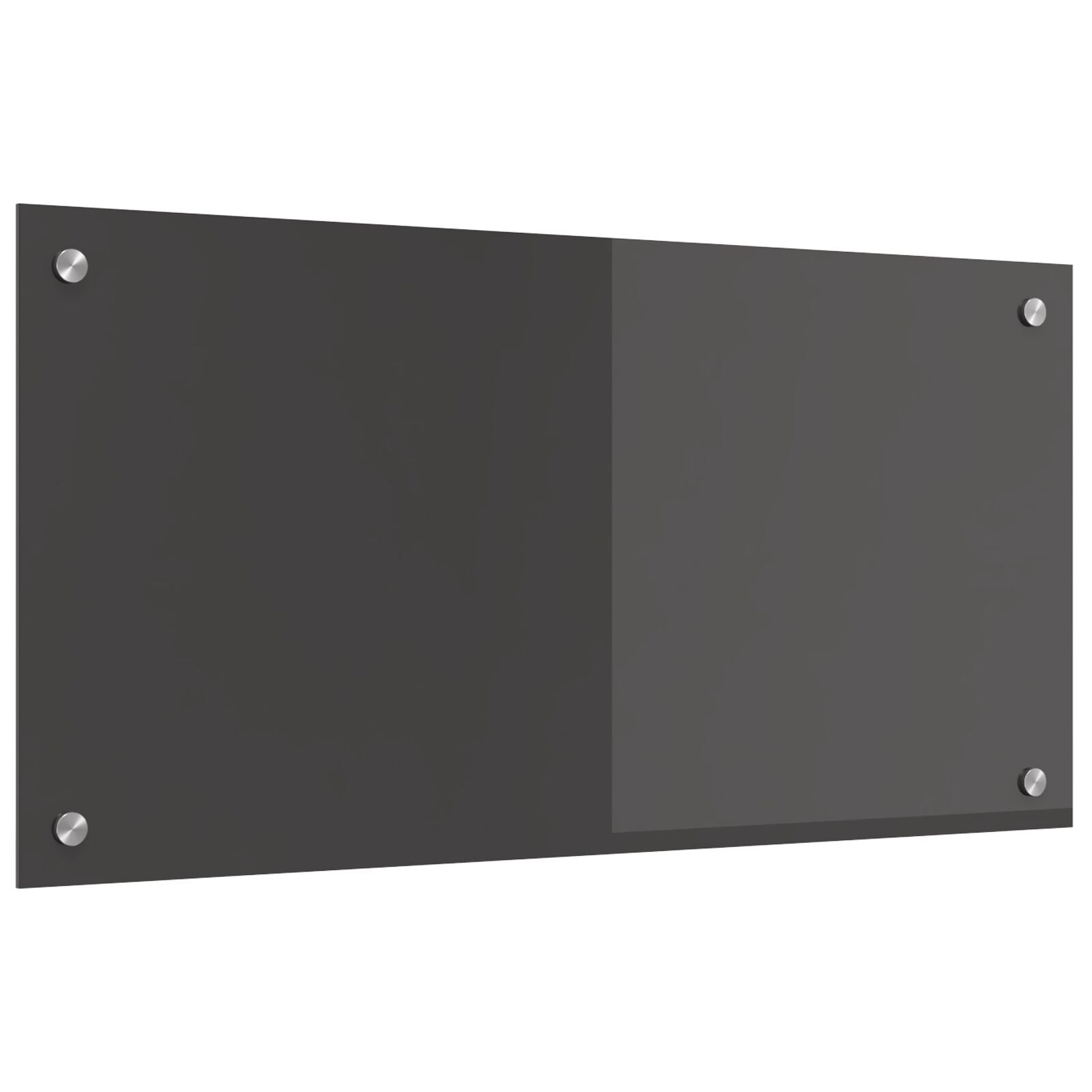 Køkken Baggrundsbelægning Mørkegrå 80x40x0,6 cm Hærdet Glas