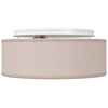 Loftlys Flush Mount Gråbrun 30 cm Stof E27