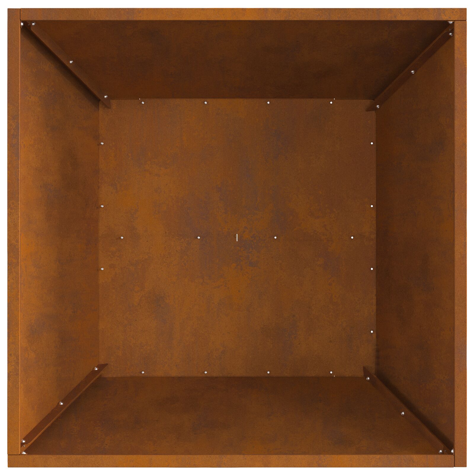 Fyrfadslys Fyrkantet 60x60x30 cm Vejrbestandig Stål