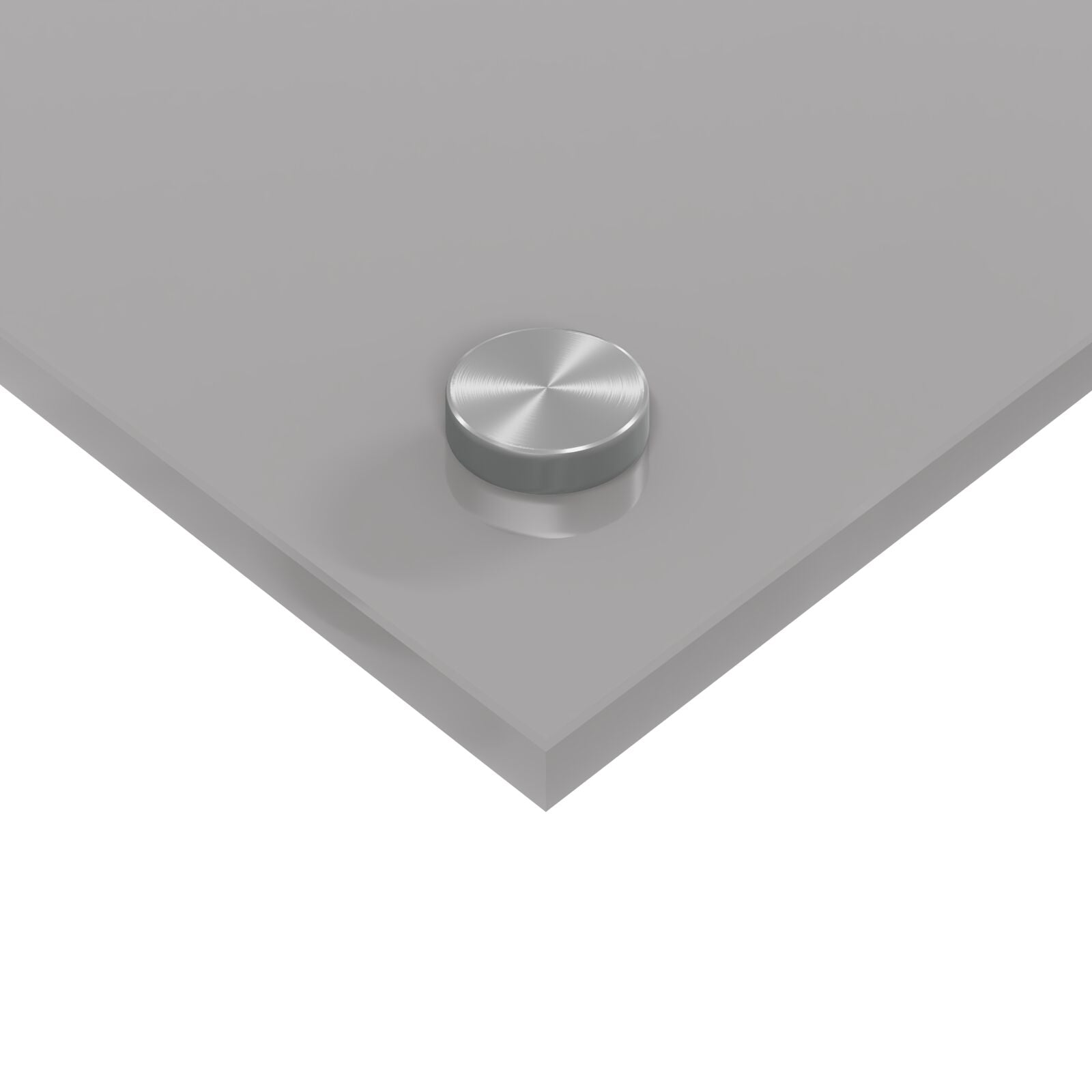Køkken Bagplade Lys Grå 100x40x0,6 cm Hærdet Glas