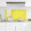 Køkken Backsplash Gul 100x50x0,6 cm Hærdet Glas