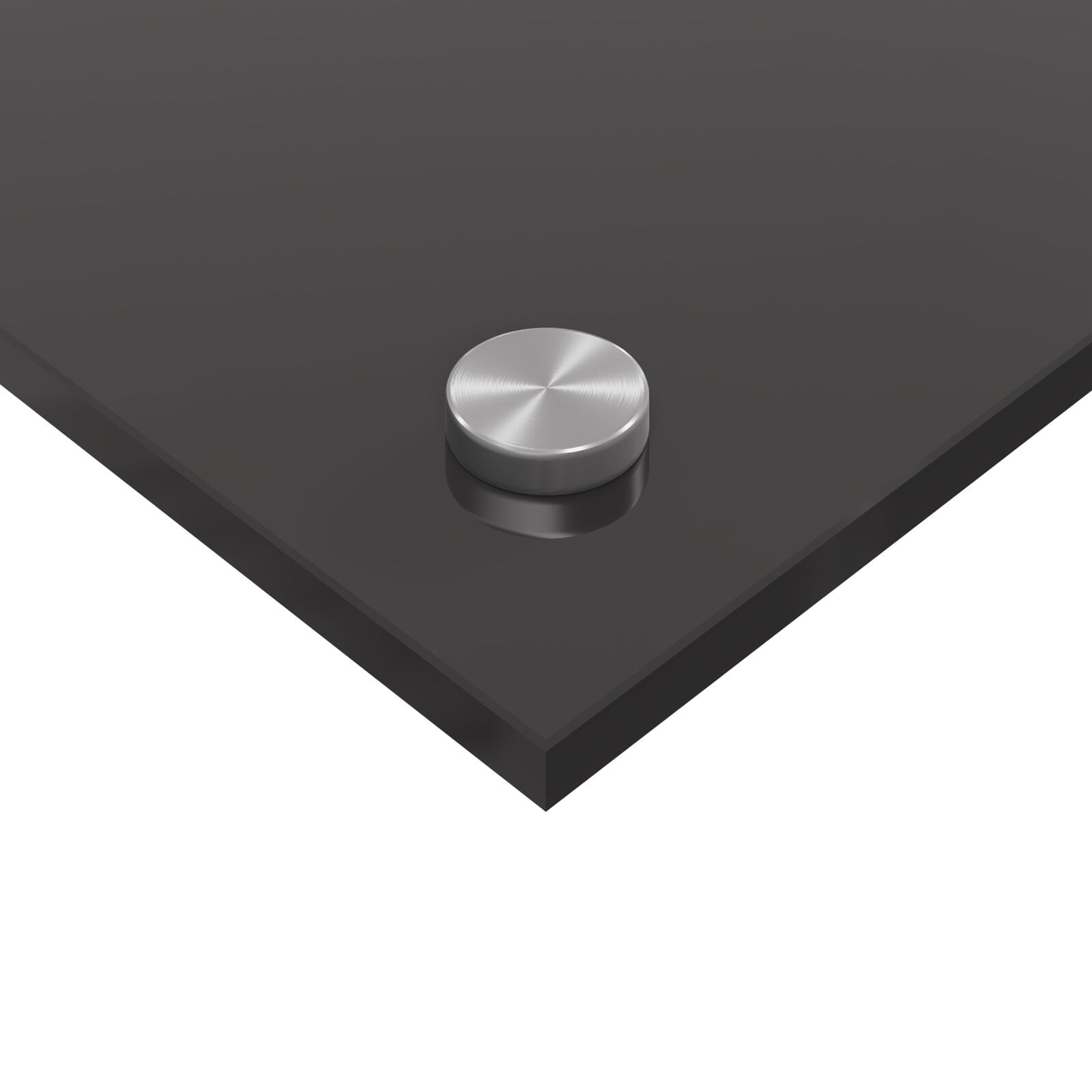Køkken Backsplash Mørke Grå 100x60x0,6 cm Hærdet Glas