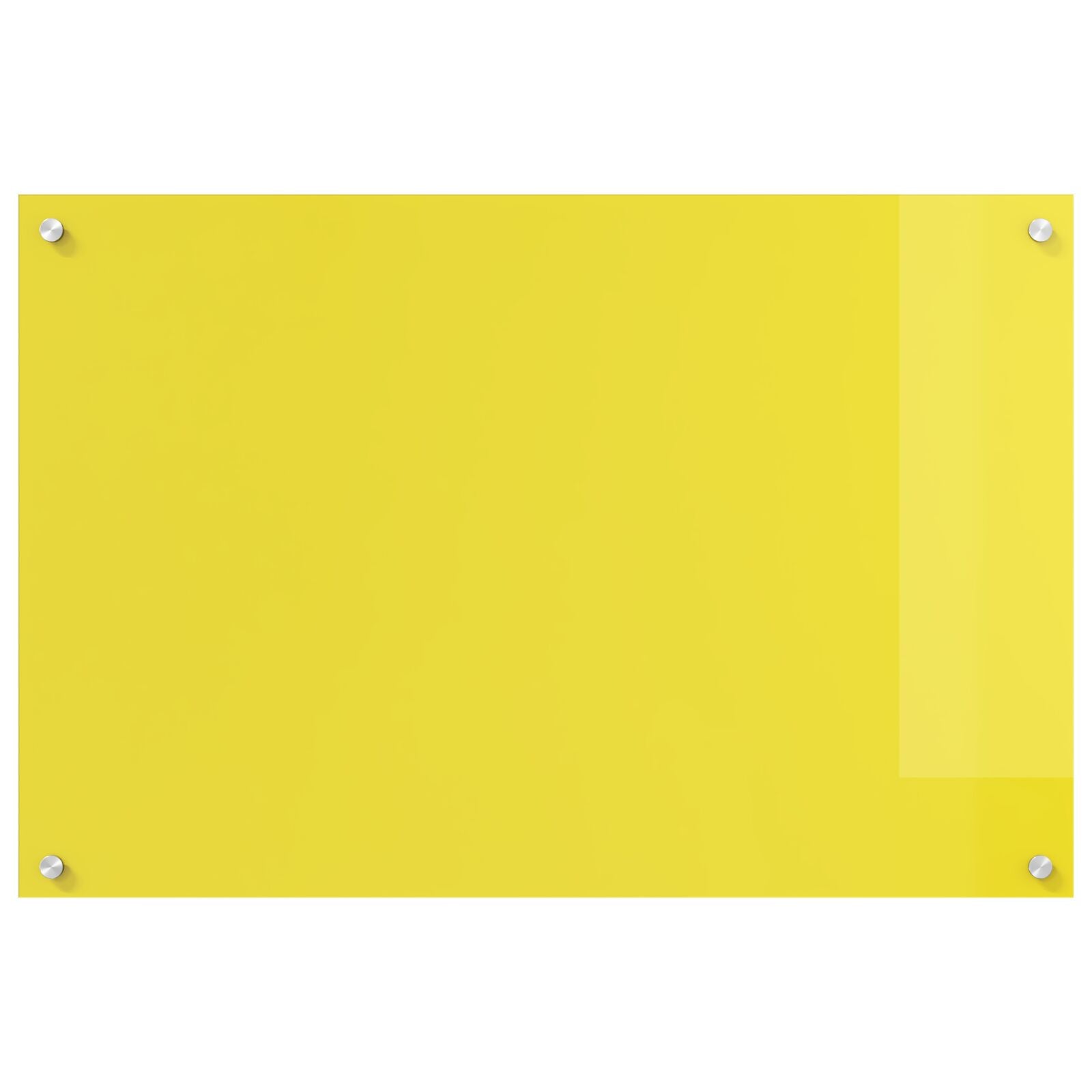 Køkken Bagplade Gul 90x60x0,6 cm Hærdet Glas