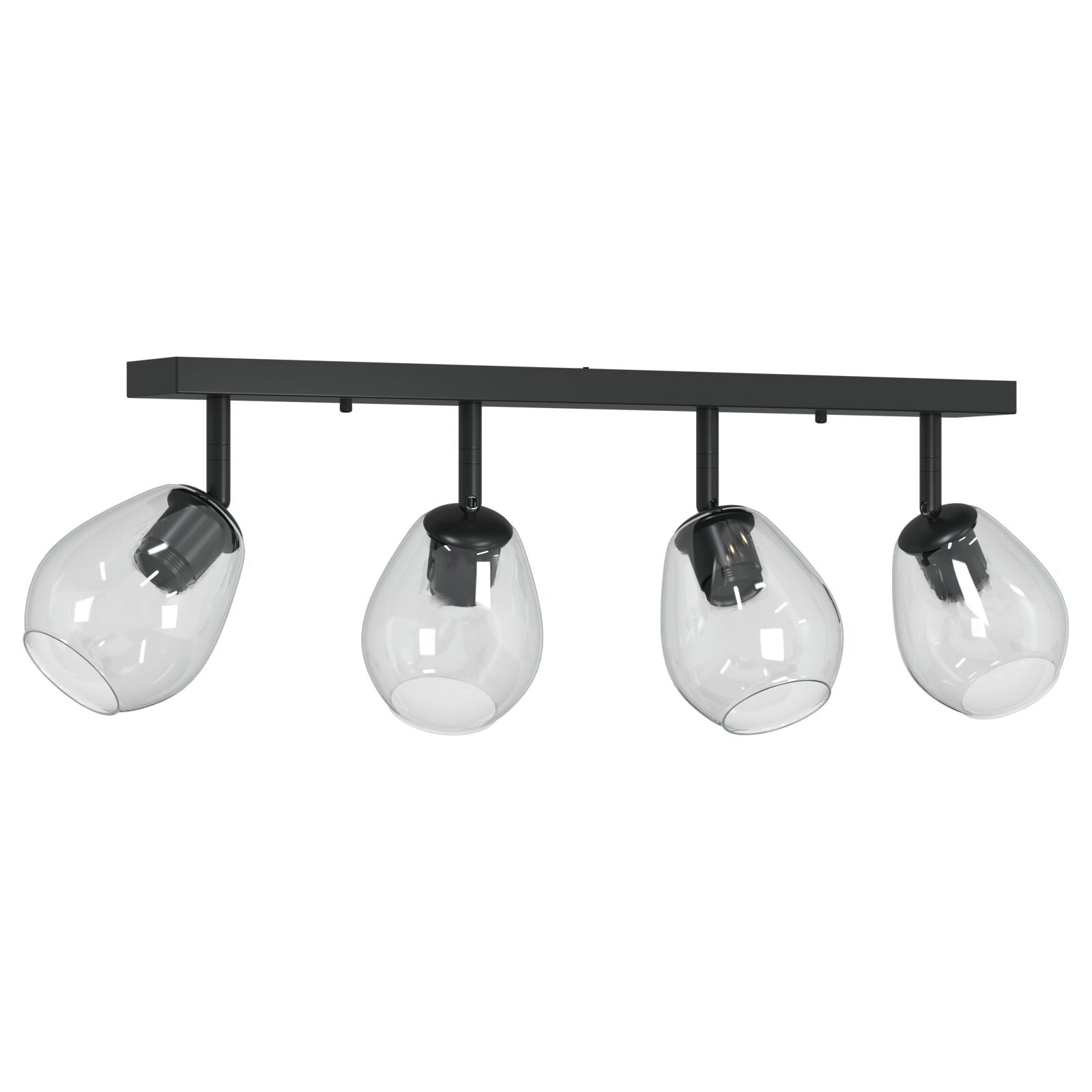 Loftlamper med justerbar glasskærm Anthracite E27
