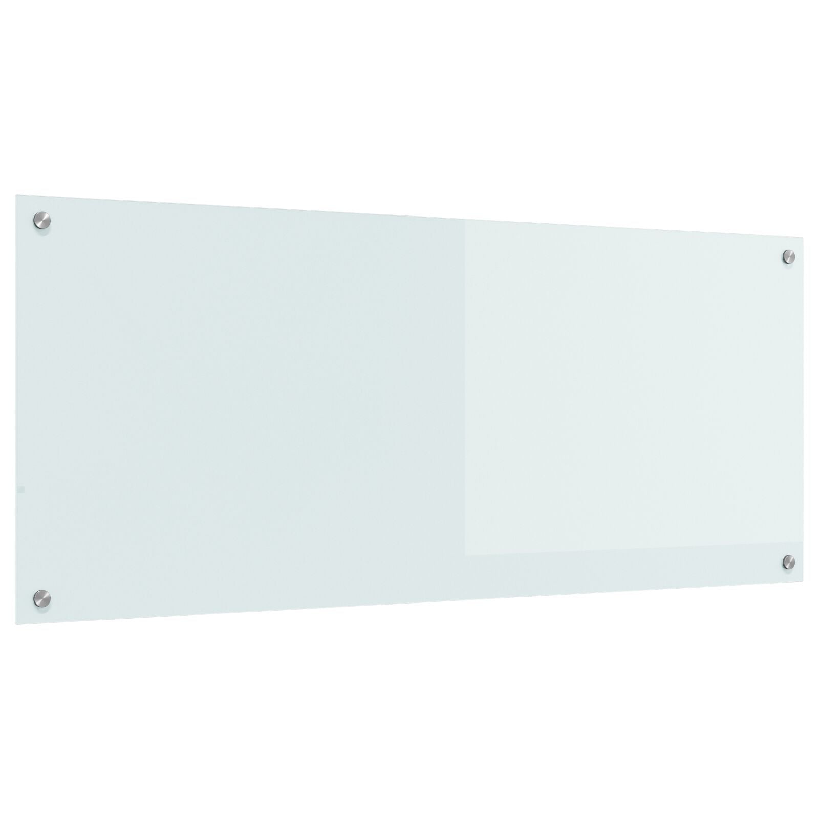 Køkken Backsplash Hvid 120x50x0,6 cm Hærdet Glas