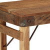 Bænk 110x35x46 cm Massivt Træ Genbrug