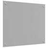 Køkken Backsplash Lys Grå 70x60x0,6 cm Hærdet Glas