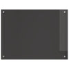 Køkken Backsplash i Mørkegrå - 80x60x0.6 cm Hærdet Glas