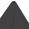 Fyrgrube Pyramid Sort 50x50x51 cm Stål