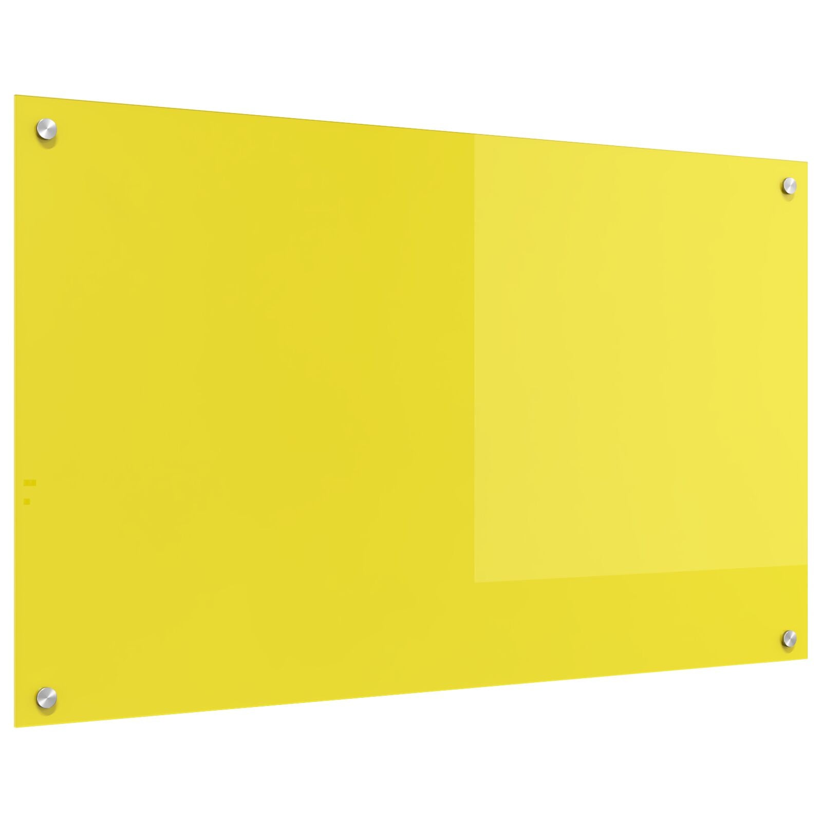 Køkken Bagvæg Gul 100x60x0,6 cm Hærdet Glas
