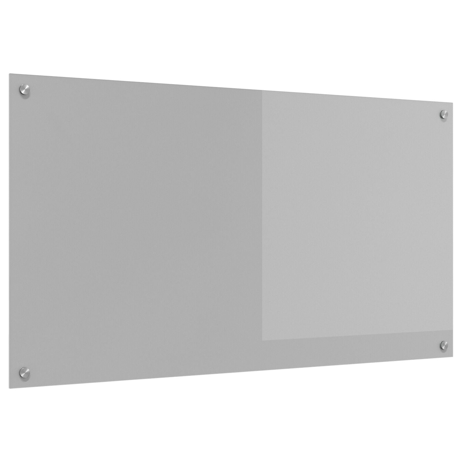 Køkken Backsplash Lys Grå 110x60x0,6 cm Hærdet Glas