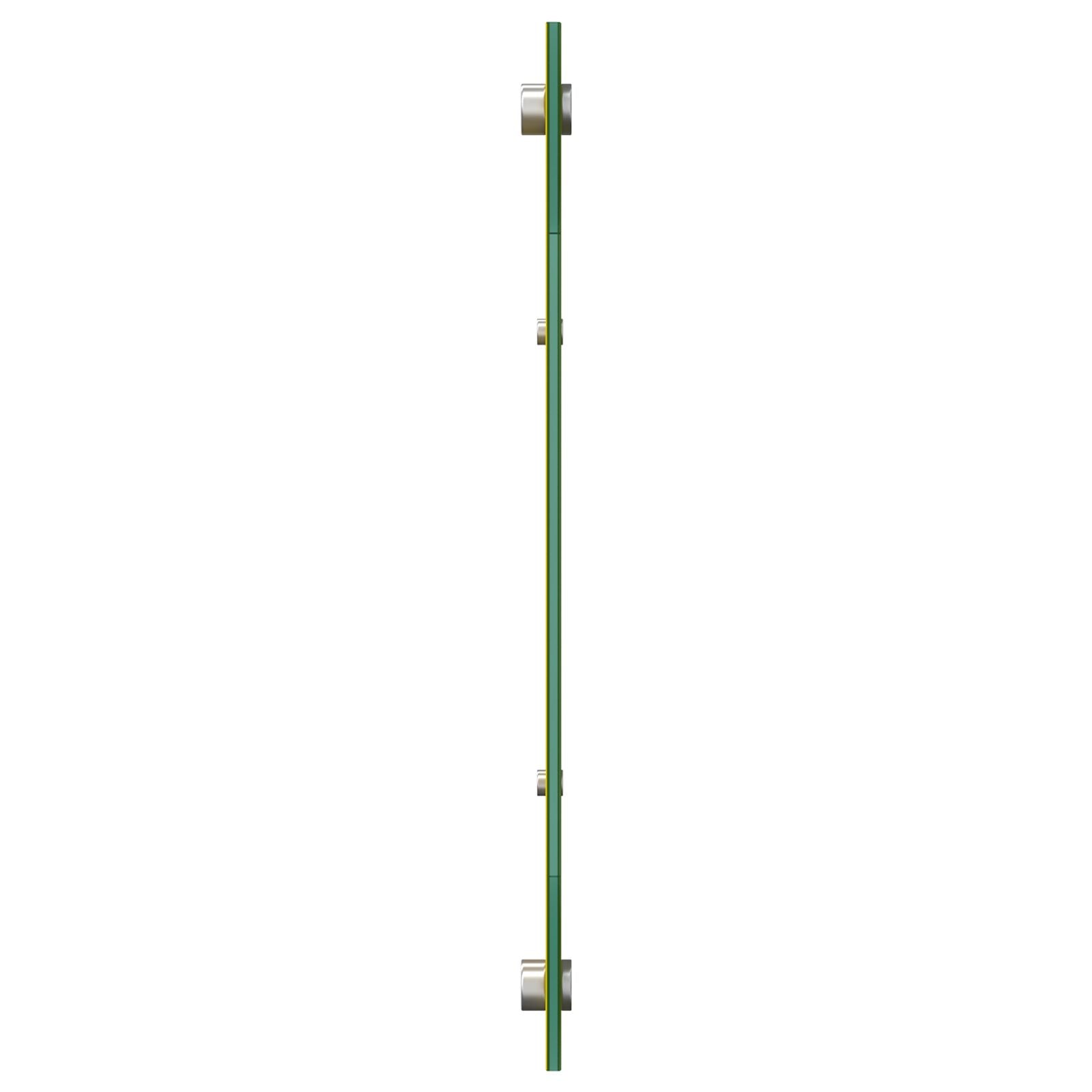 Køkken Bagplade Gul 120x40x0,6 cm Tempereret Glas