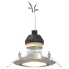 Lamper Sæt med 24 Sølv Aluminium 9 cm Indbyggede LED-lamper