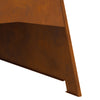 Fyrfad Pyramide 50x45x95 cm Vejrbestandigt Stål