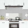 Køkken Backsplash Klar 110x40x0.6 cm Hærdet Glas