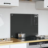 Køkken Backsplash Mørkegrå 70x50x0,6 cm Hærdet Glas