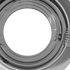 Indbygningsspotlights 12 stk Rund GU10 Sølv Ø91 mm
