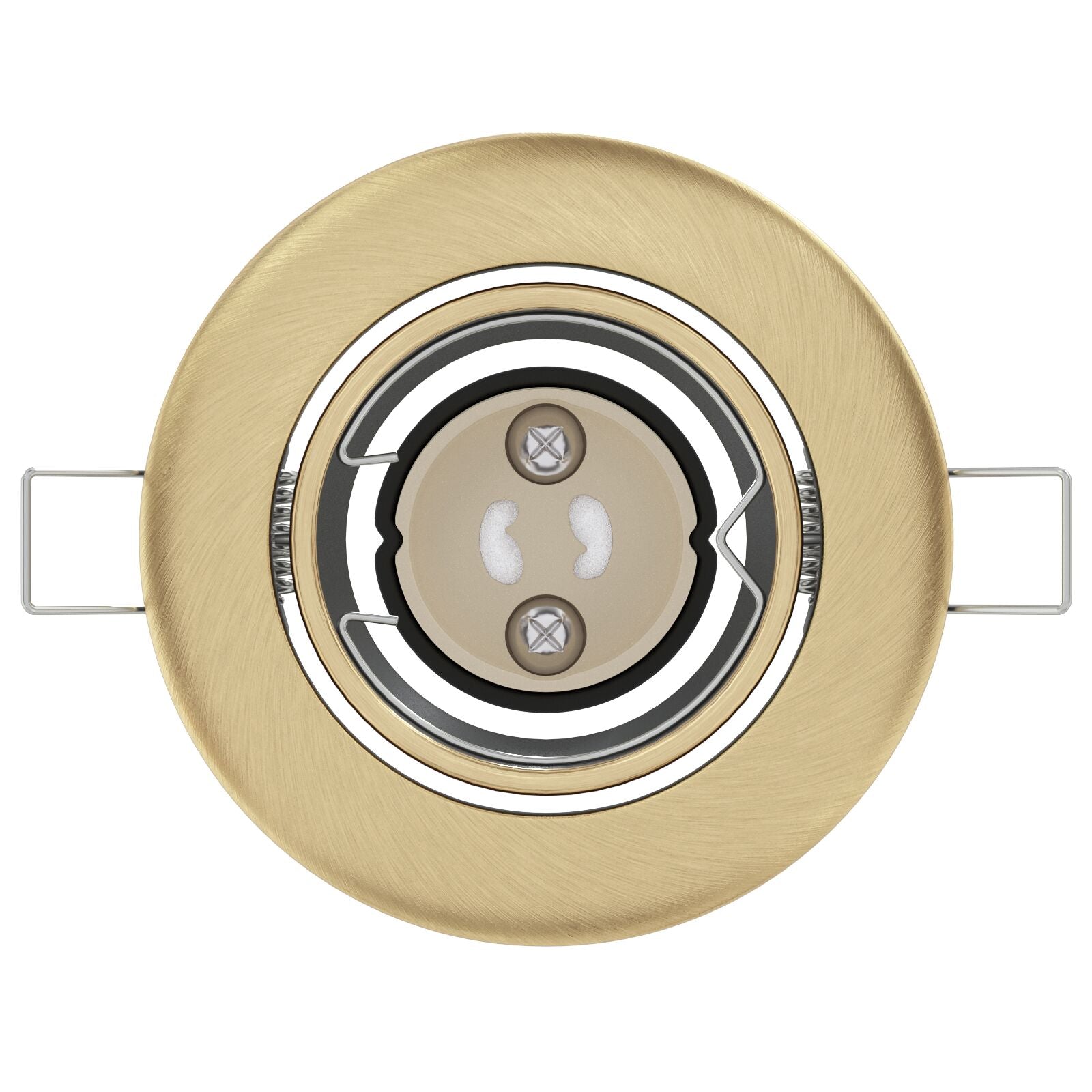 lamper Sæt af 24 Messing 9 cm Indbygningslys i messing Runde