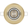 lamper Sæt af 24 Messing 9 cm Indbygningslys i messing Runde