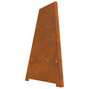 Fyrfad Pyramide 50x45x95 cm Vejrbestandigt Stål