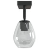 Loftlamper med justerbar glaskuppel Anthracite E27