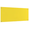 Køkken Backsplash Gul 120x50x0,6 cm Tempereret Glas