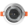 Indbyggede Spotlights 6 stk Rund GU10 Hvid Ø91 mm