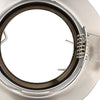 Lamper Sæt af 6 Sølv Aluminium 9 cm Indbyggede lys Runde