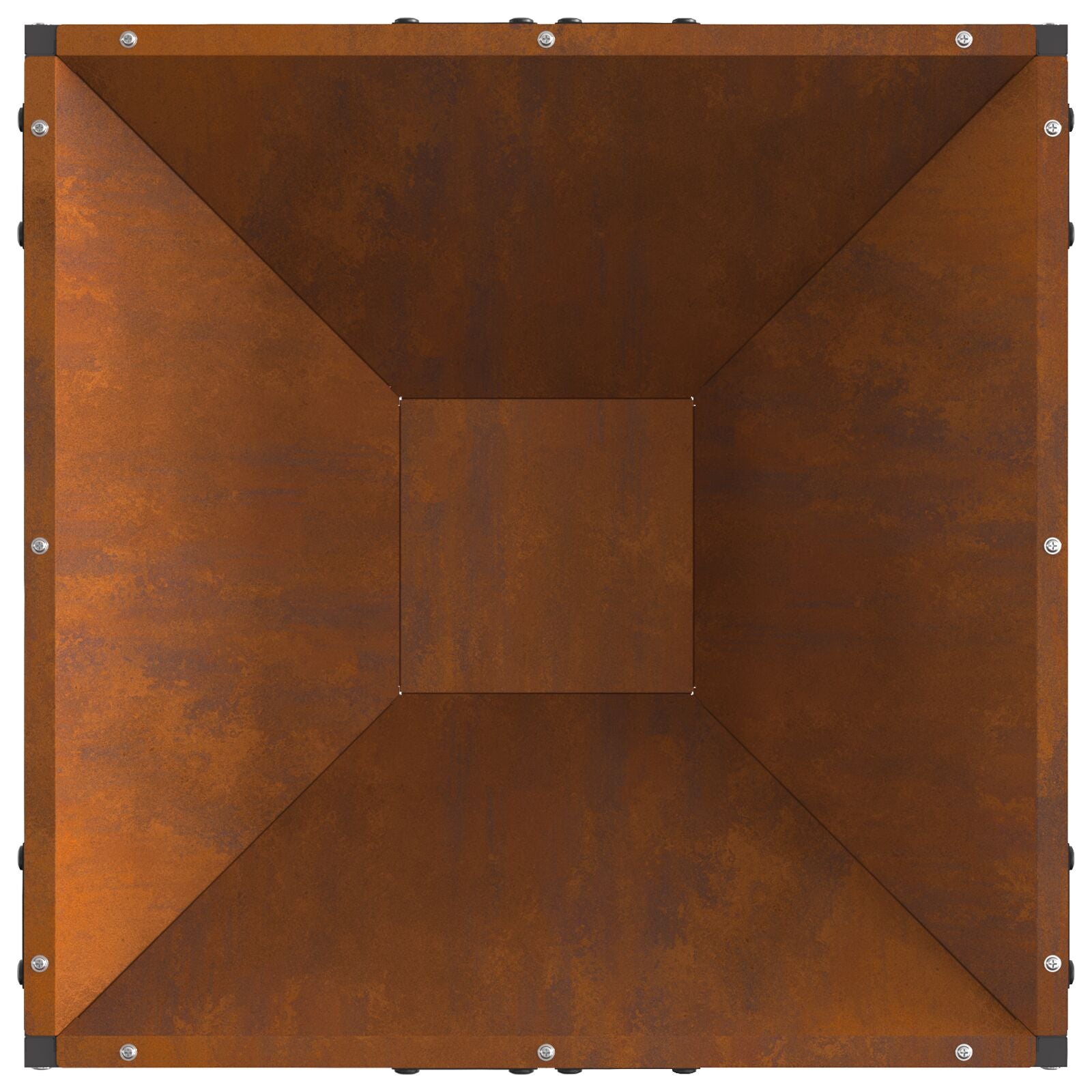 Fyrfadslys Fyrkantet 50x50x35 cm Vejrbestandig Stål