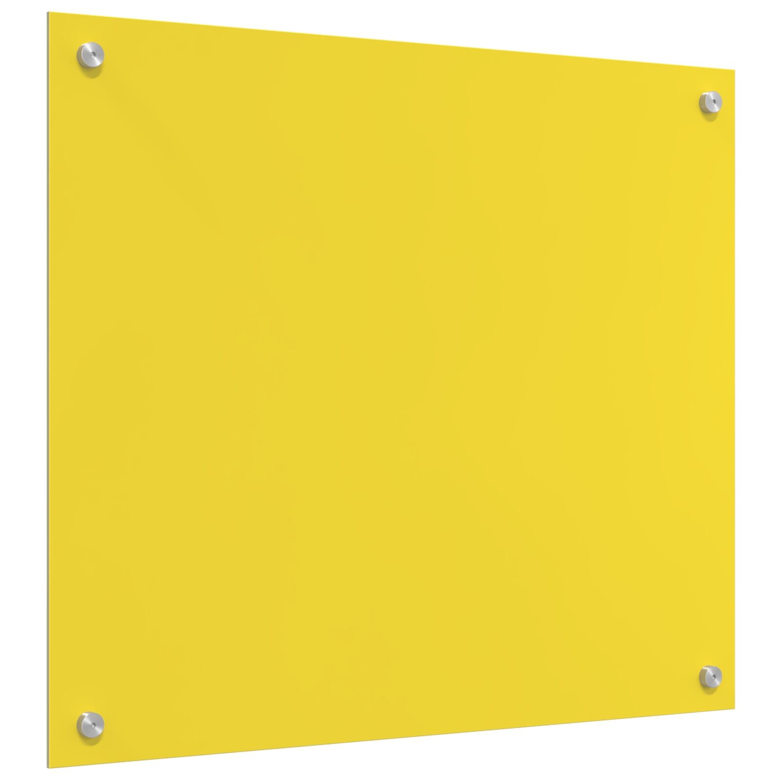 Køkken Bagvæg Gul 70x60x0,6 cm Hærdet Glas