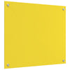 Køkken Bagvæg Gul 70x60x0,6 cm Hærdet Glas