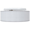 loftlamper flush mount grå Ø 30 cm stof E27