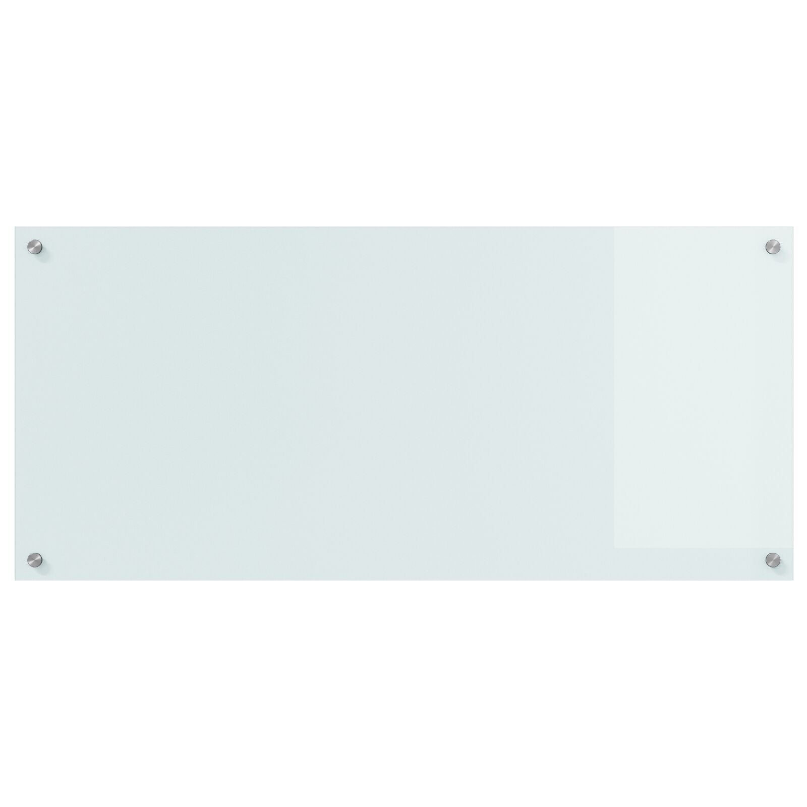 Køkken Backsplash Hvid 110x50x0,6 cm Tempereret Glas