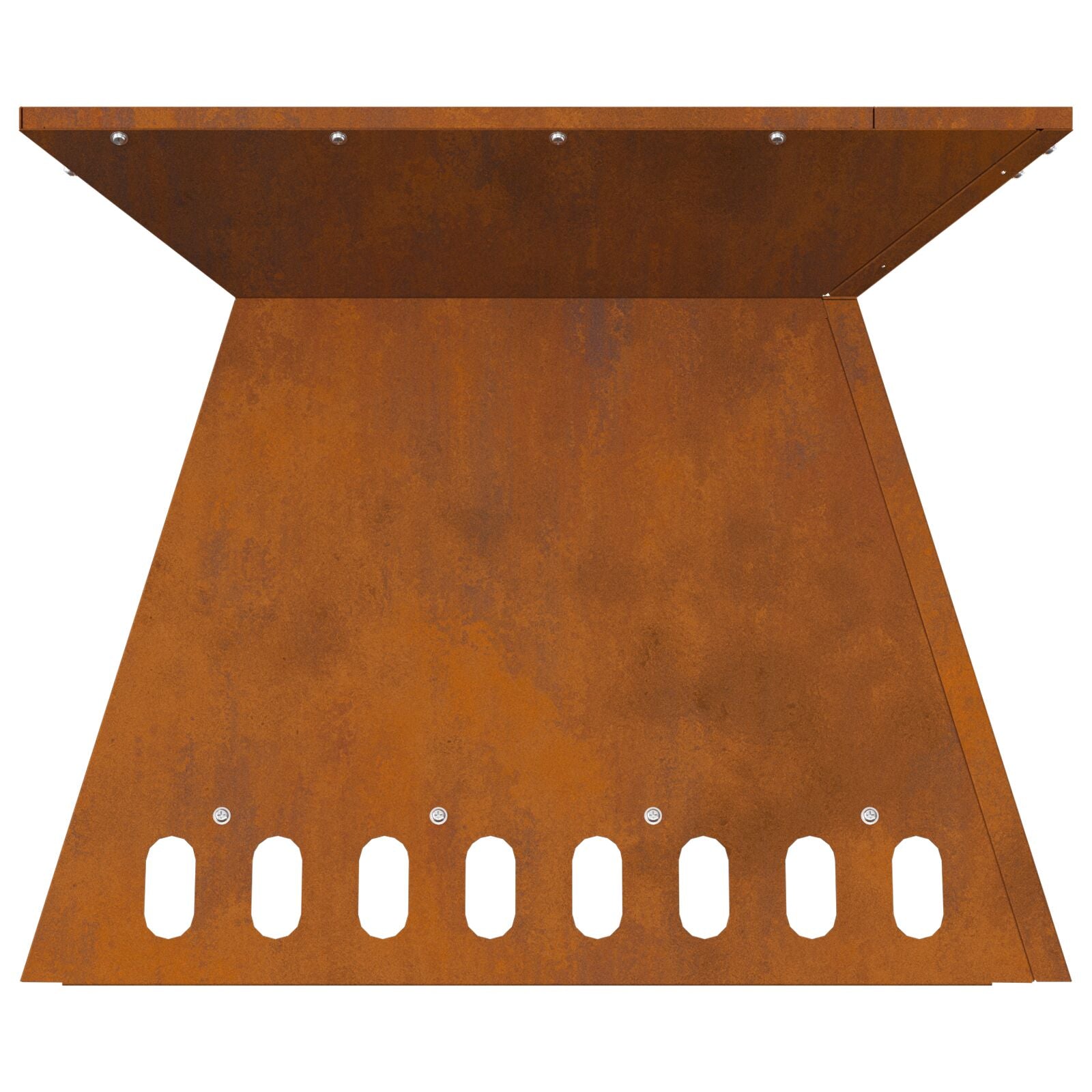 Ildsted 48x48x40 cm Vejrbestandig Stål