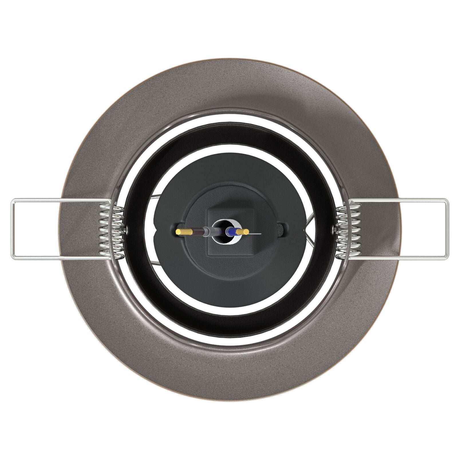 Lamper Sæt af 6 Messing Metal 9 cm Indbygningslys Runde