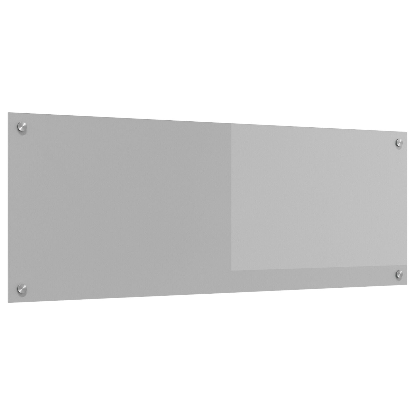 Køkken Backsplash Lys Grå 110x40x0,6 cm Hærdet Glas