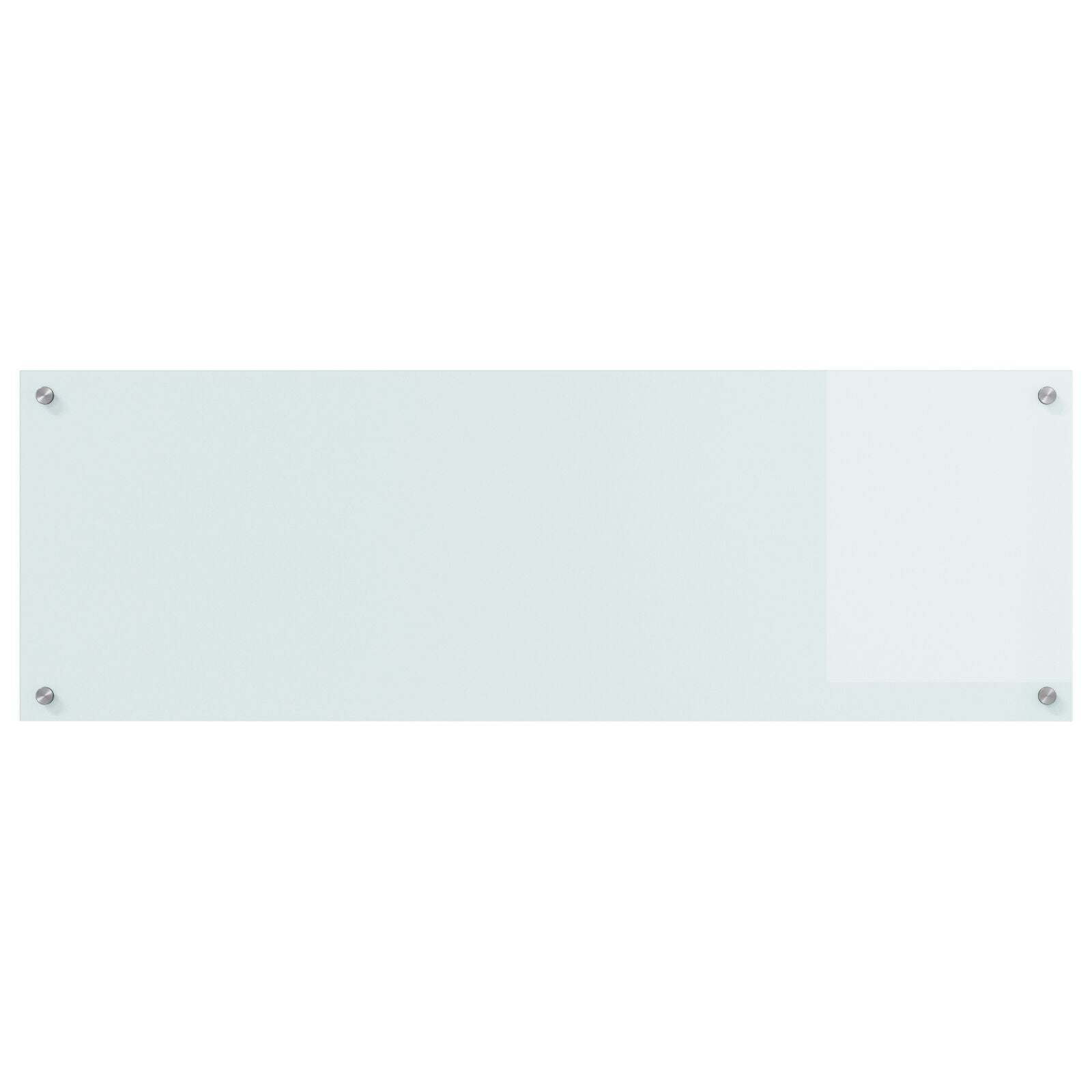 Køkken Backsplash Hvid 120x40x0,6 cm Hærdet Glas
