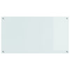 Køkken Backsplash Hvid 110x60x0,6 cm Hærdet Glas