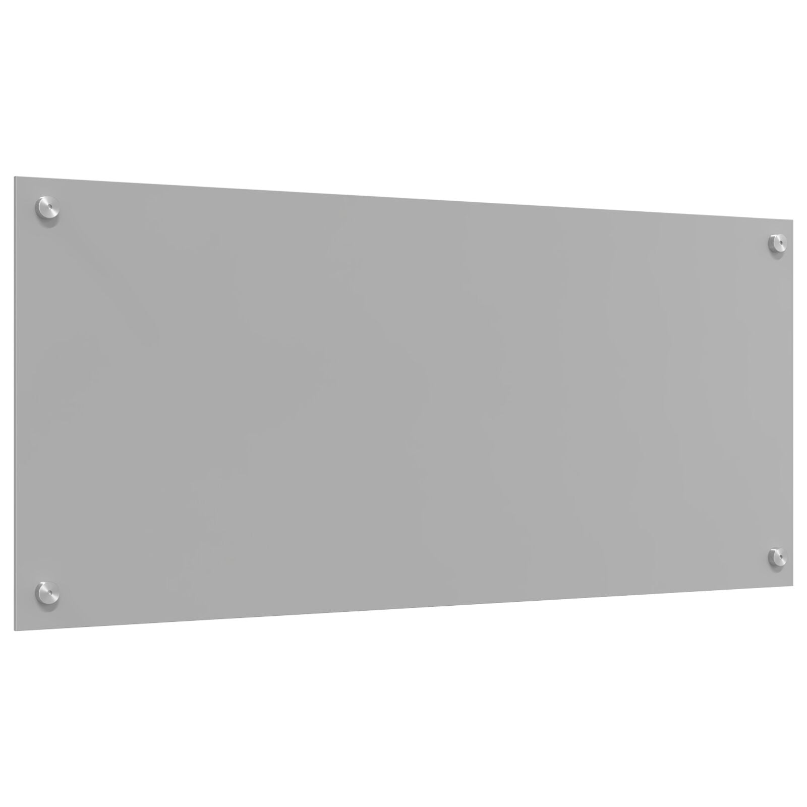 Køkken Bagplade Lys Grå 90x40x0,6 cm Hærdet Glas