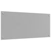 Køkken Bagplade Lys Grå 90x40x0,6 cm Hærdet Glas