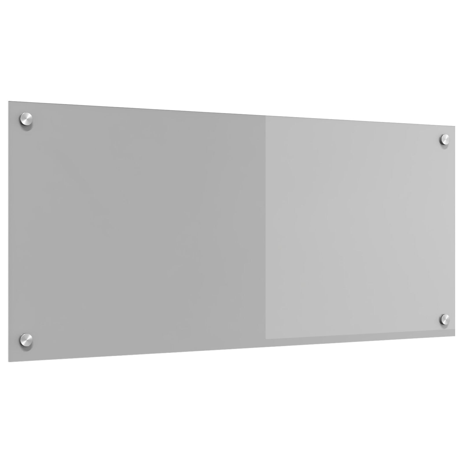 Køkken Bagplade Lys Grå 90x40x0,6 cm Hærdet Glas