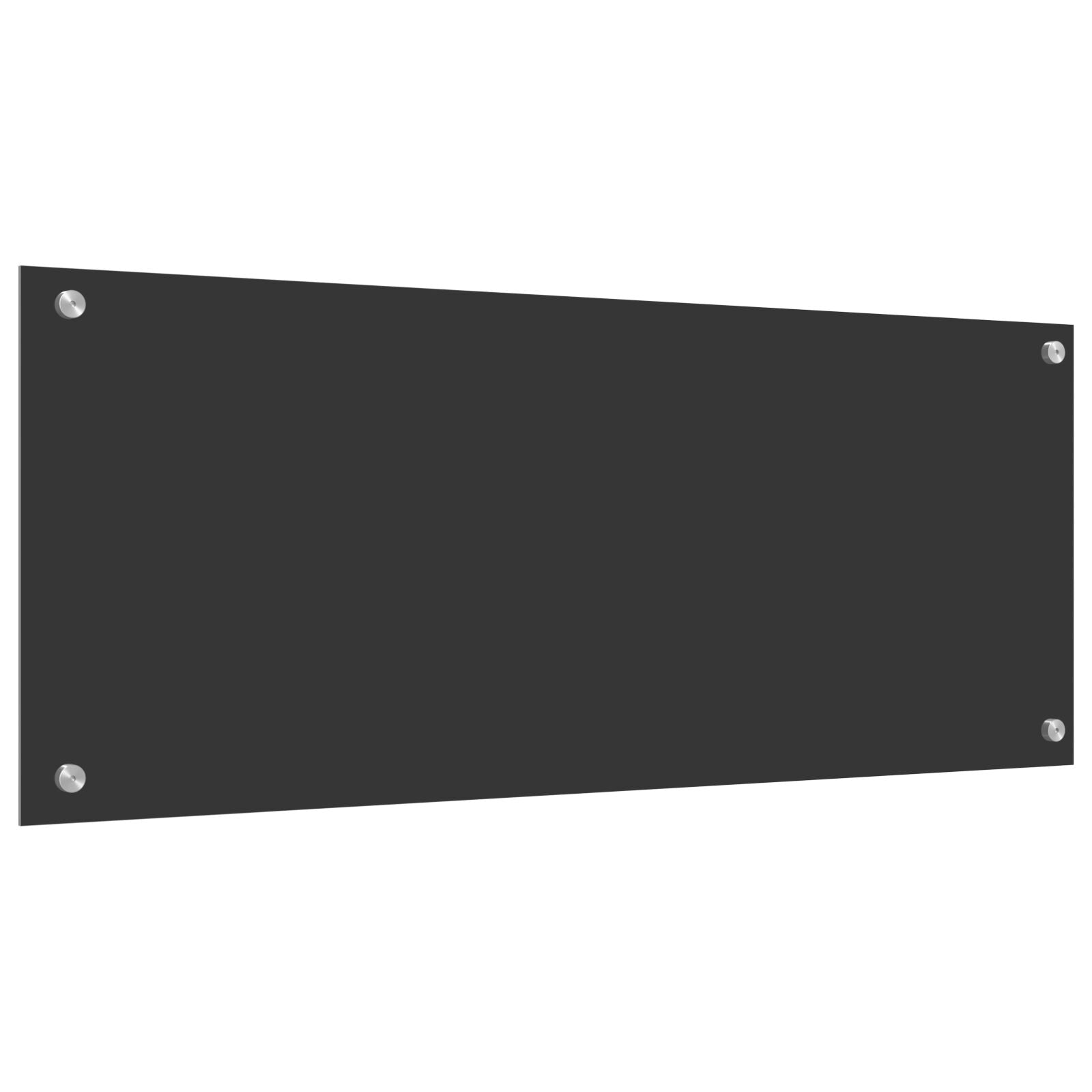 Køkken Splashback Mørkegrå 100x40x0,6 cm Hærdet Glas