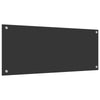 Køkken Splashback Mørkegrå 100x40x0,6 cm Hærdet Glas
