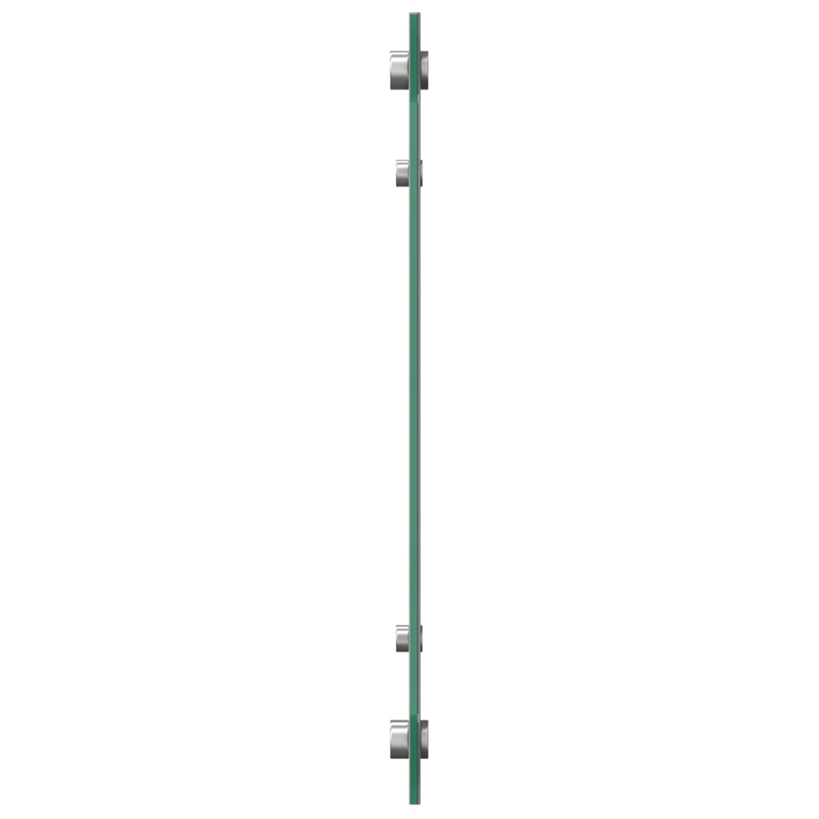 Køkken Bagplade Lys Grå 100x40x0,6 cm Hærdet Glas