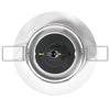 Lamper Sæt af 6 Hvid Plast 9 cm Indbyggede lys Cirkulær