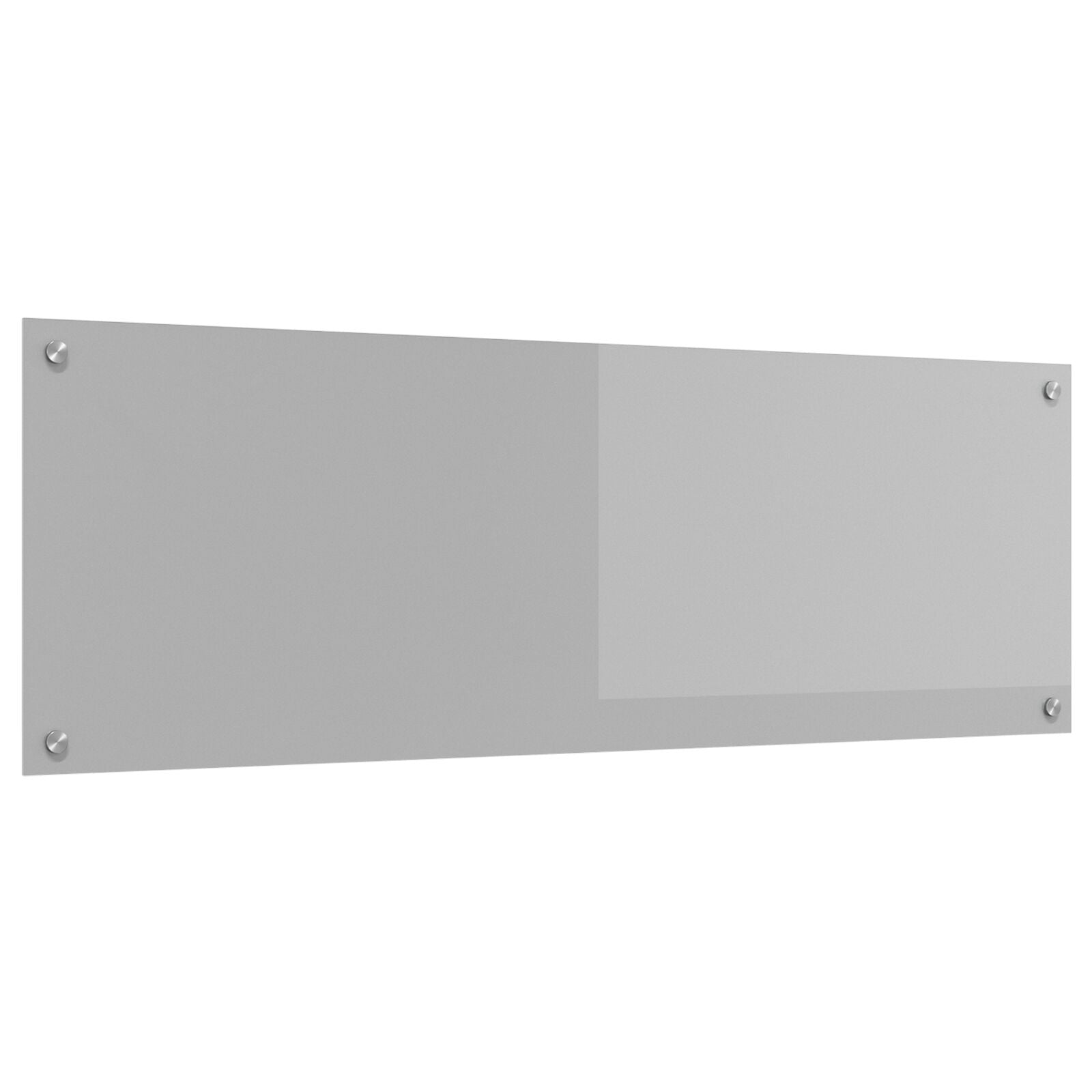Køkken Backsplash Lys Grå 120x40x0,6 cm Tempereret Glas