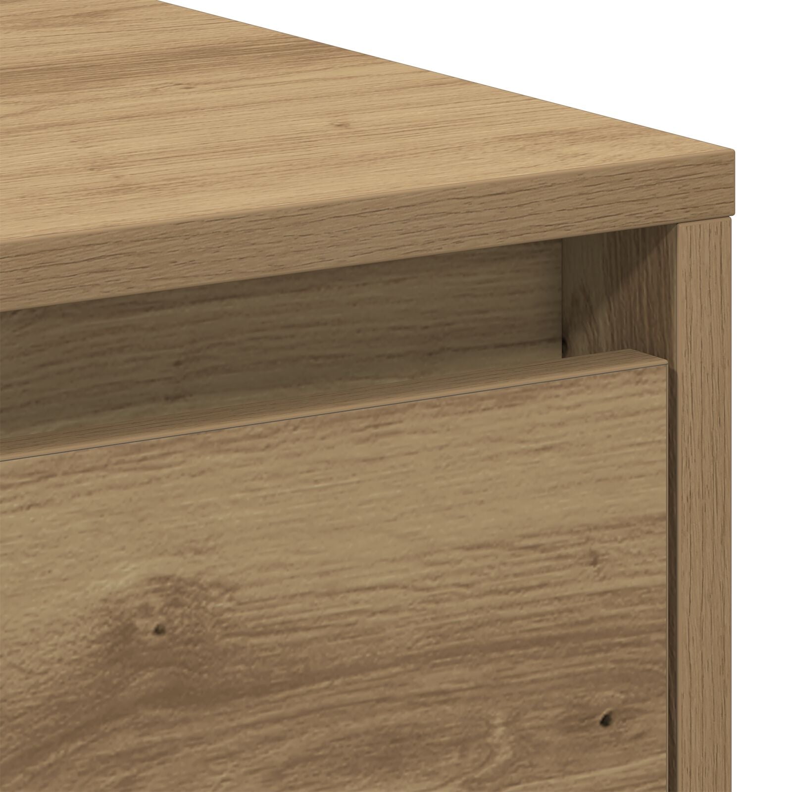 Sengebord Artisan Eg 45x34x46 cm Konstrueret træ
