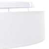 Loftlys Flush Mount Hvid Ø 38 cm stof E27
