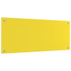 Køkken Backsplash Gul 100x40x0.6 cm Hærdet Glas