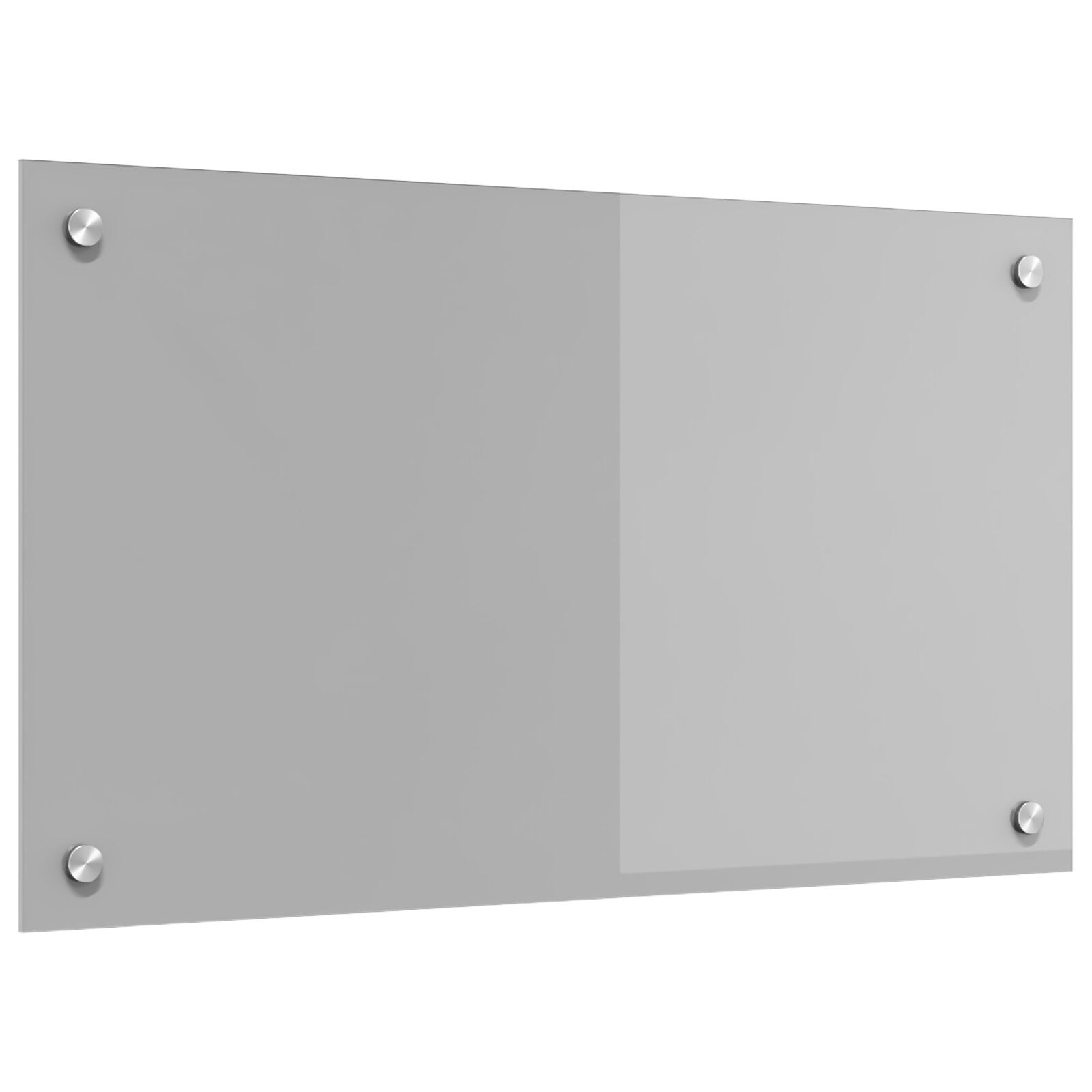 Køkken Splashback Lys Grå 70x40x0,6 cm Hærdet Glas